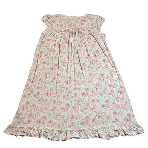 Eileen West Floral Cap Sleeve Modal Spandex Jersey Nightgown Size Large Boho - Picture 2 of 9
